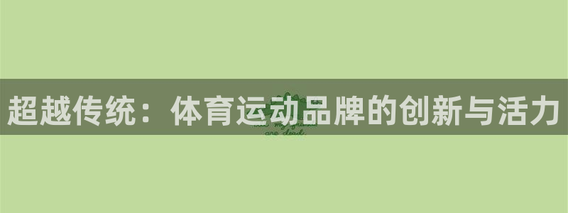 一竞技官网下载注册：超越传统：体育运动品牌的创新与活力